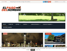 Tablet Screenshot of elpasodelhombre.com
